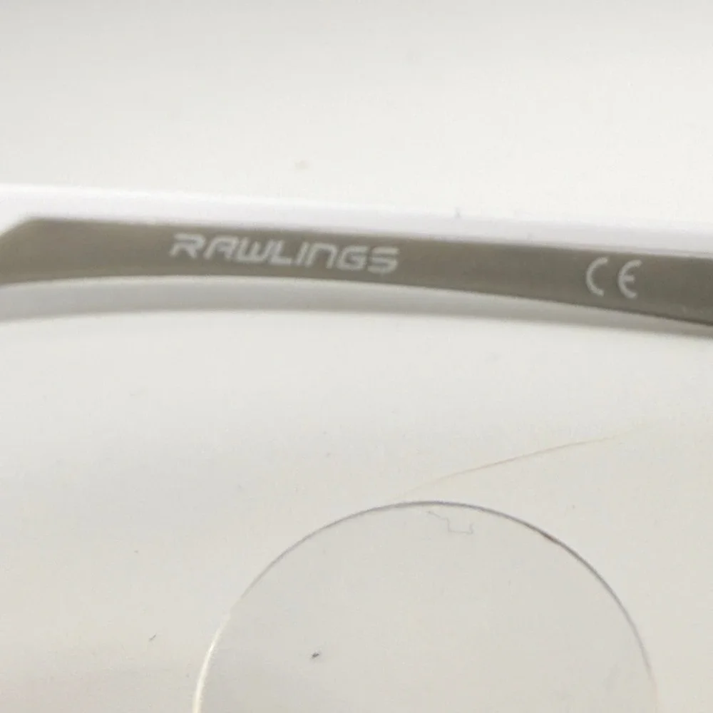 Rawlings SR1020 RY 2001 White Orange Mirror Sport Sunglasses‎ Baseball Mens